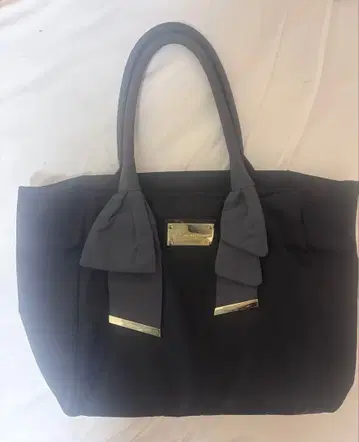 JILL by JILLSTUART 리본 포함 토트백 그레이