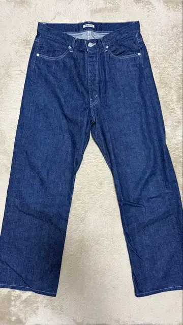 AURALEE 23SS SELVEDGE LIGHT DENIM PANTS