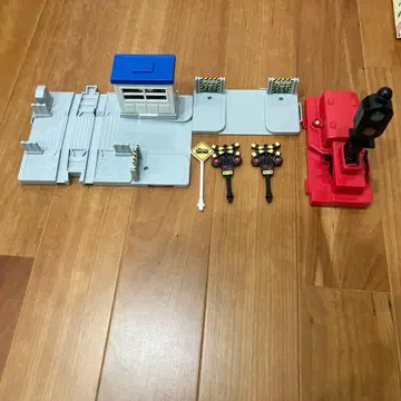 프라레일 건널목 신호 세트