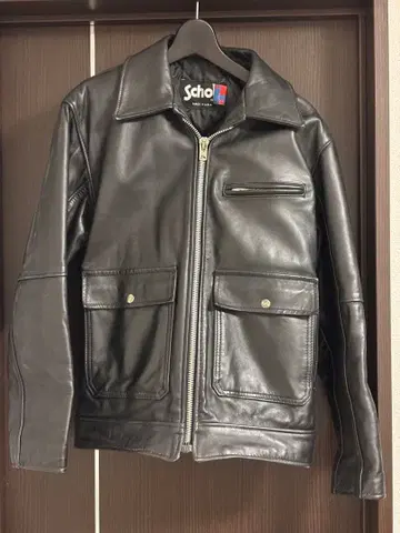 Schott 가죽 자켓 지퍼 38