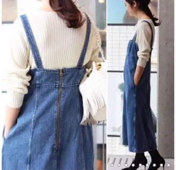 iena 즉시 완판 데님 뷔스티에 원피스