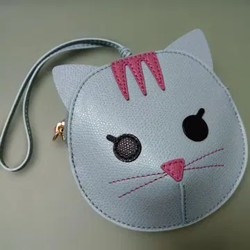 미사용 새상품 FURLA 고양이형 코인 케이스