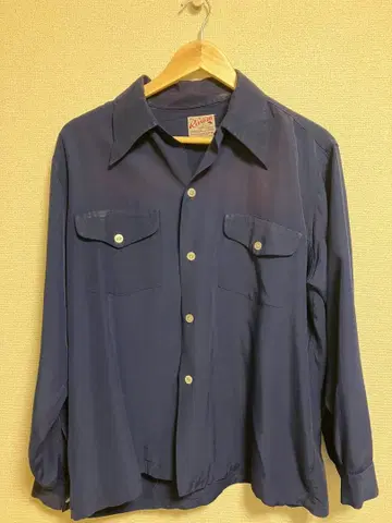 50s 60s 더 리비에라 레이온 셔츠 빈티지