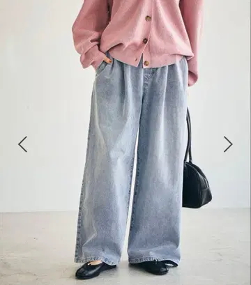 턱 스트레이트 데님 팬츠 studio CLIP 택 포함 미사용 새상품