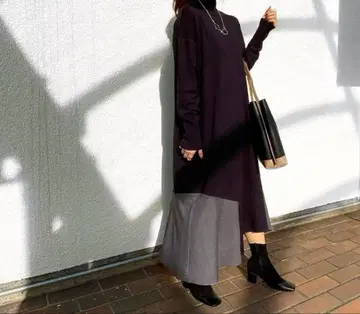 cast: 터틀넥 롱 원피스