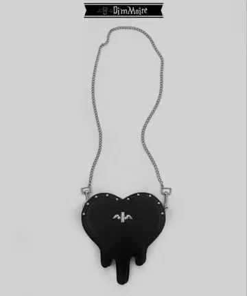 DimMoire 하트형 숄더백 블랙