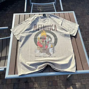 METALLICA 빈티지 티셔츠 XL pushead giant