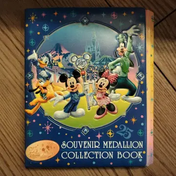 디즈니 리조트 25주년 수베니어 메달 케이스 메달 포함