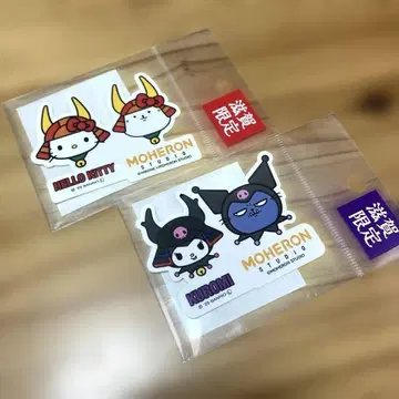 한정판 산리오 키티 쿠로미 히코냥 와루냥코 장군 스티커 씰