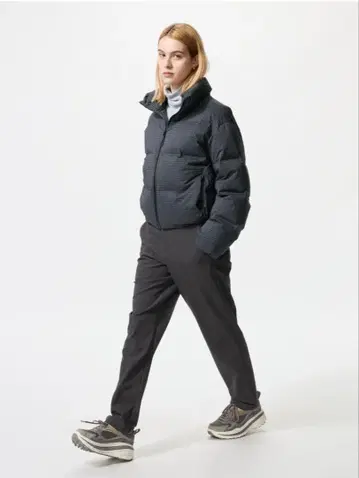 [ 새상품급 ] 유니클로 웜 스트레치 팬츠 긴 길이 네이비 M