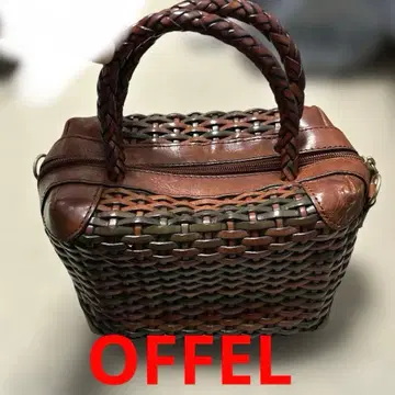 OFFEL 오페르 천연 가죽 핸드백 숄더 2way 가죽 여성용