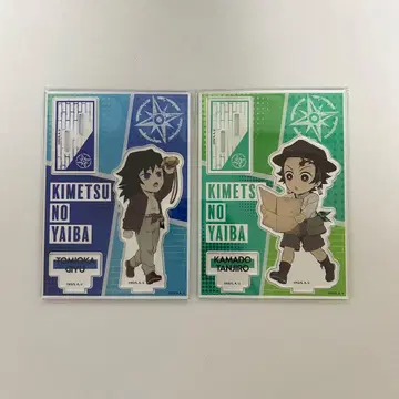 귀멸의 칼날 텐보 파크 미니 아크릴 스탠드 토미오카 기유 카마도 탄지로