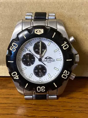 레어 빈티지 일본제 퀵실버 크로노그래프 손목시계 당시 물건 현 상태