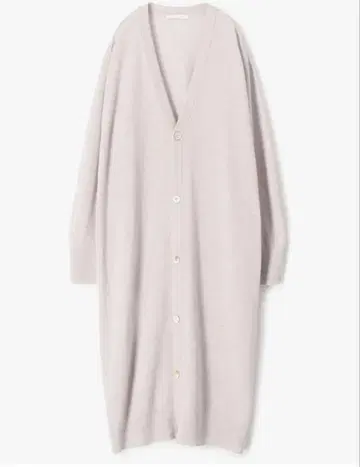 GALERIE VIE 울 캐시미어 V넥 롱 가디건