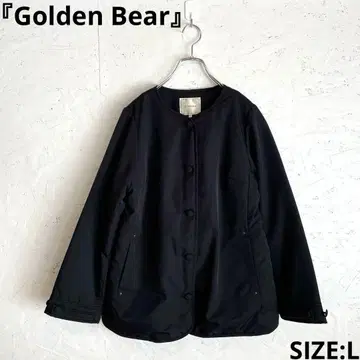 [ GoldenBear ] 보아 안감 노카라 충전솜 블루종 블랙 L