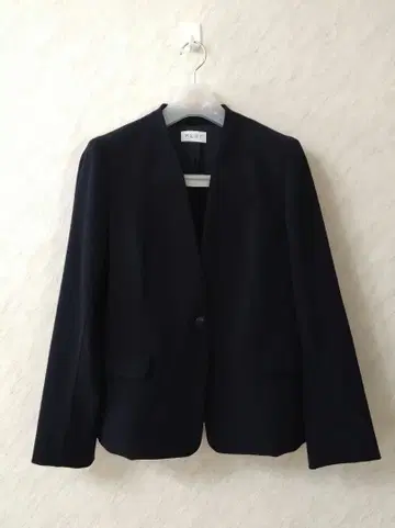 PLST 플라스테 노카라 자켓 네이비 L 사이즈