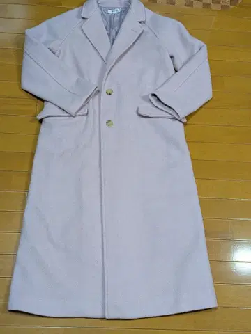 MOUSSY 라이트 핑크 체스터 코트 사이즈 2