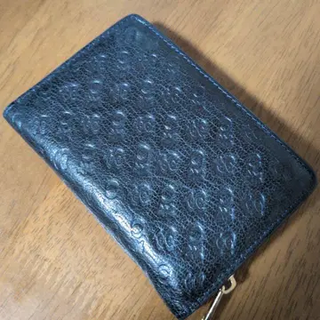 브랜드 고치 네이비 접이식 지갑