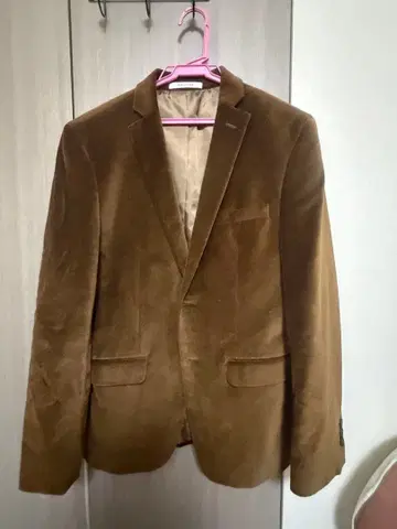 브라운 테일러드 자켓