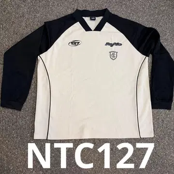NTC127Ay-4 긴팔 티셔츠 화이트/블랙 트레이딩 카드 없음