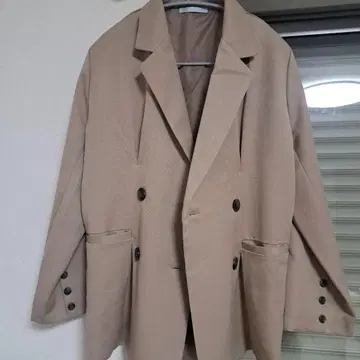 베이지 테일러드 자켓 F 사이즈