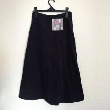 미사용 새상품 니코앤드 코듀로이 롱 스커트 벨트 포함