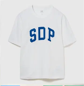 스차다라파 GAP 콜라보 티셔츠 L 화이트 SDP