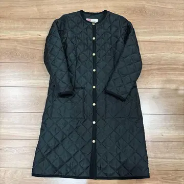 트래디셔널 웨더웨어 아클리 롱 블랙 퀼팅 34