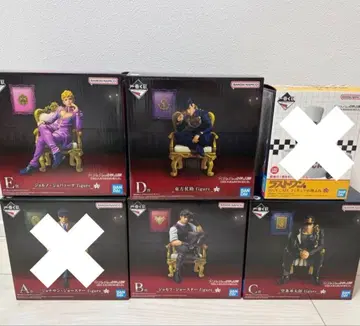 제일복권 죠죠의 기묘한 모험 피규어 4종 세트 죠죠 월드