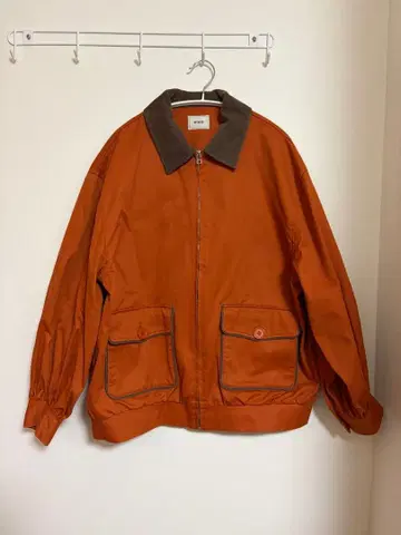 오렌지 나일론 자켓