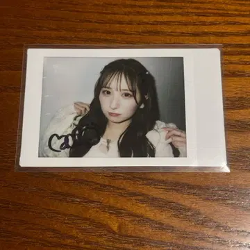 오가와 나나코 친필 사인 폴라로이드