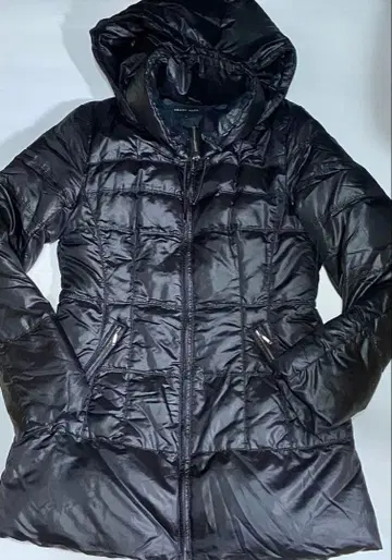 TRANS WORK 블랙 다운 자켓