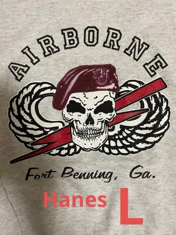 90s Hanes AIRBORNE 공수부대 맨투맨 Fort Benning
