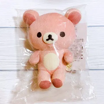 리락쿠마 13주년 기념 코듀로이 봉제 인형 핑크