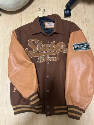 U.S. Company 바시티 자켓 브라운