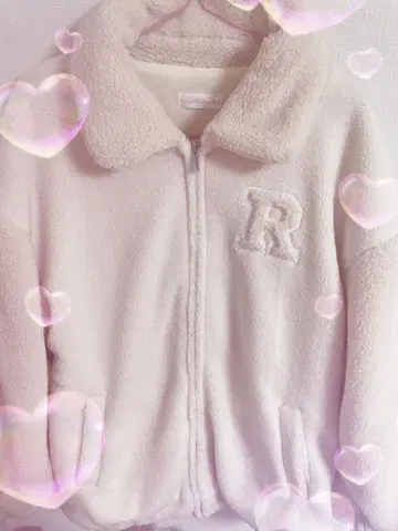 유메텐보 오버 사이즈 보아 블루종