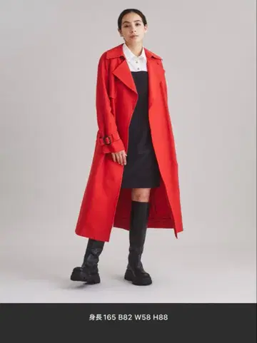 택 포함 미사용 새상품 [1/6까지 판매] Diagram 가운 트렌치코트