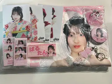 CUTIE STREET 사쿠라바 하루카 타월 캔뱃지 아크릴 키링