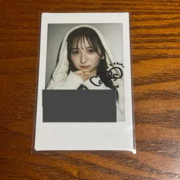 오가와 나나코 친필 사인 폴라로이드