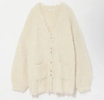 Eaphi SHAGGY KNIT CARDIGAN