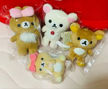 새상품 리락쿠마 묶음 판매 매달기 외출 키링 외 다수