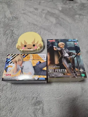 명탐정 코난 REI FURUYA 피규어 2개 & 실리콘 파우치