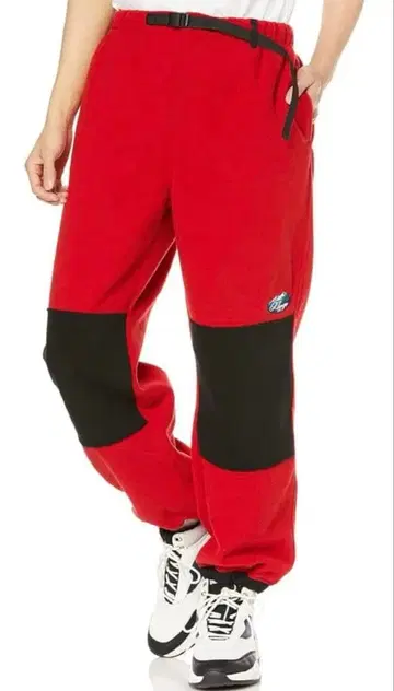 X-LARGE 플리스 팬츠 S 사이즈 레드