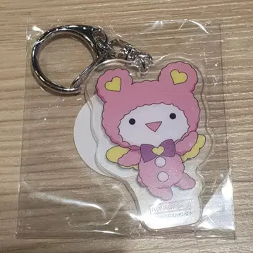 프리파라 한국 10주년 기념 곰 마스코트 아크릴 키링