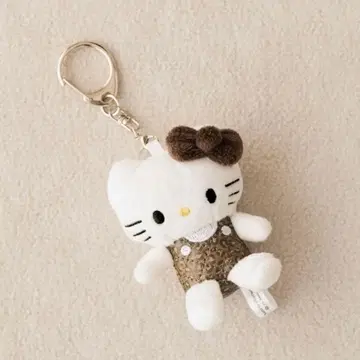 키티 LOWRYS FARM 토이 키링 마스코트 새상품 헤이세이 표범 무늬