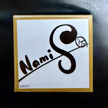 원피스 밀짚모자 일당 사인 캔뱃지 나미 onepiece