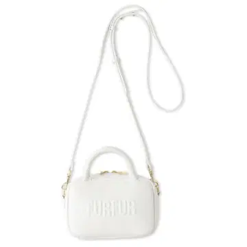 FURFUR 마이크로 스퀘어 보스턴 백 화이트