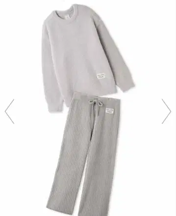 젤라피케 컬러풀 파우더 풀오버 & 베비모코 리브 롱 팬츠 세트