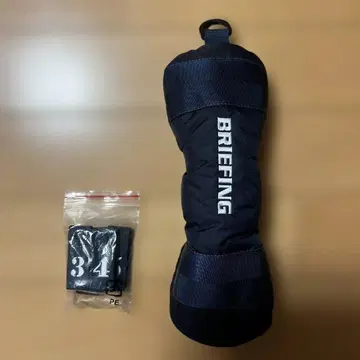 새상품급 BRIEFING 유틸리티용 골프헤드커버 네이비