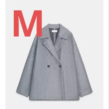 [미사용 새상품] ZARA 소프트 더블 브레스트 코트 사이즈 M